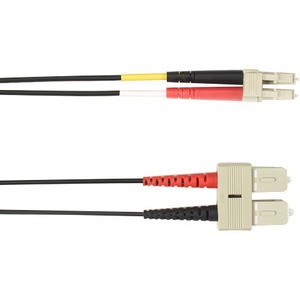 Black Box Colored Fiber OM2 50/125 Multimode Fiber Optic Patch Cable-OFNR PVC