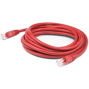AddOn 5ft RJ-45 (Male) to RJ-45 (Male) Straight Red Cat5e UTP PVC Copper Patch Cable