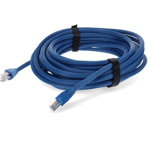 AddOn 20ft RJ-45 (Male) to RJ-45 (Male) Straight Blue Cat6A UTP PVC Copper Patch Cable