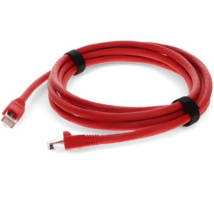 AddOn 5ft RJ-45 (Male) to RJ-45 (Male) Straight Red Cat6A UTP PVC Copper Patch Cable