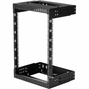 StarTech.com 15U 19" Wall Mount Network Rack - Adjustable Depth 12-20" Open Frame for Server Room /AV/Data/Computer Equipment w/Cage Nuts